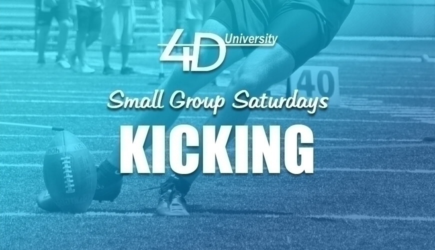 4th Down University Small Group Saturdays Kicking 2