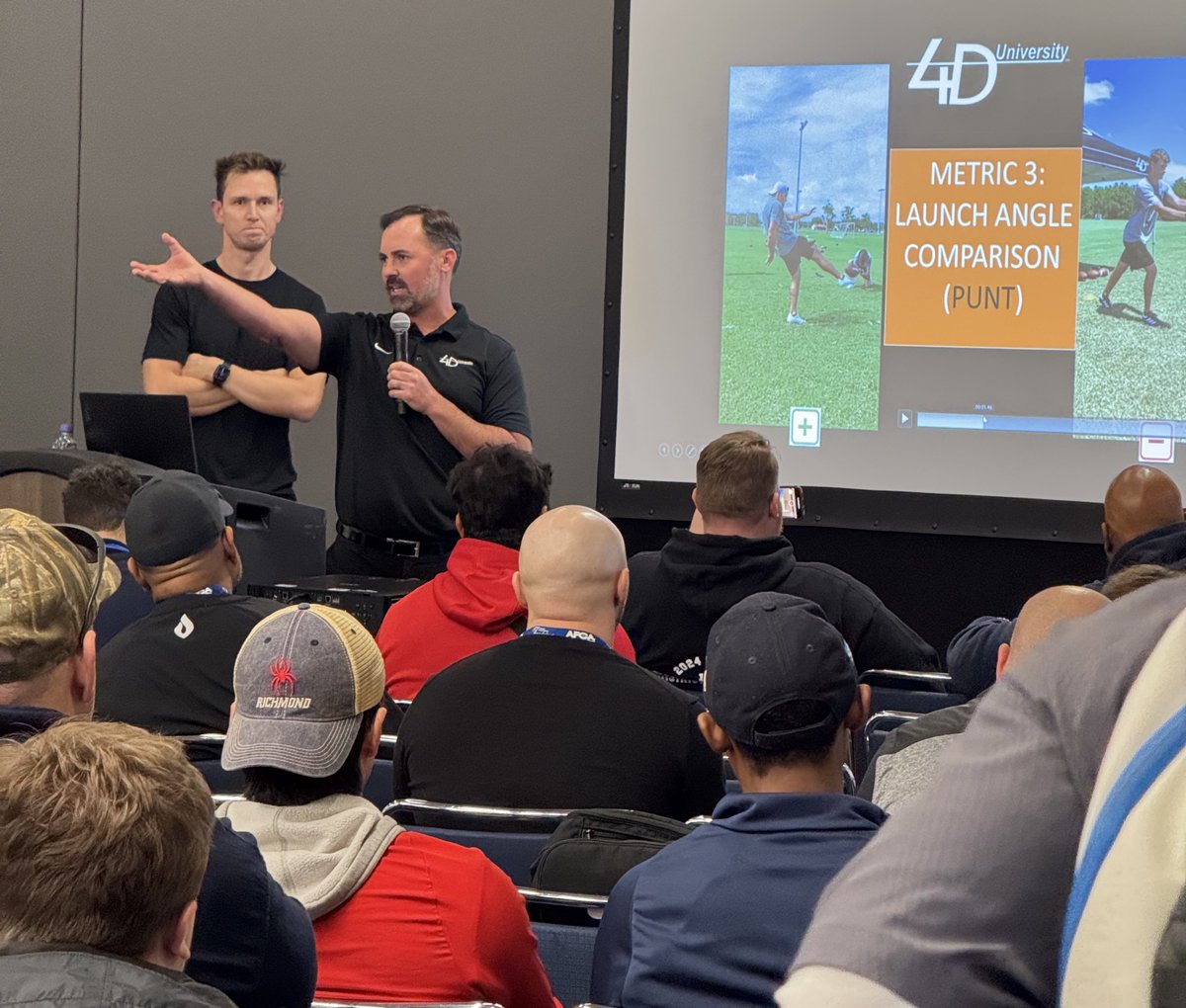 TrackMan tracking data on an iPad